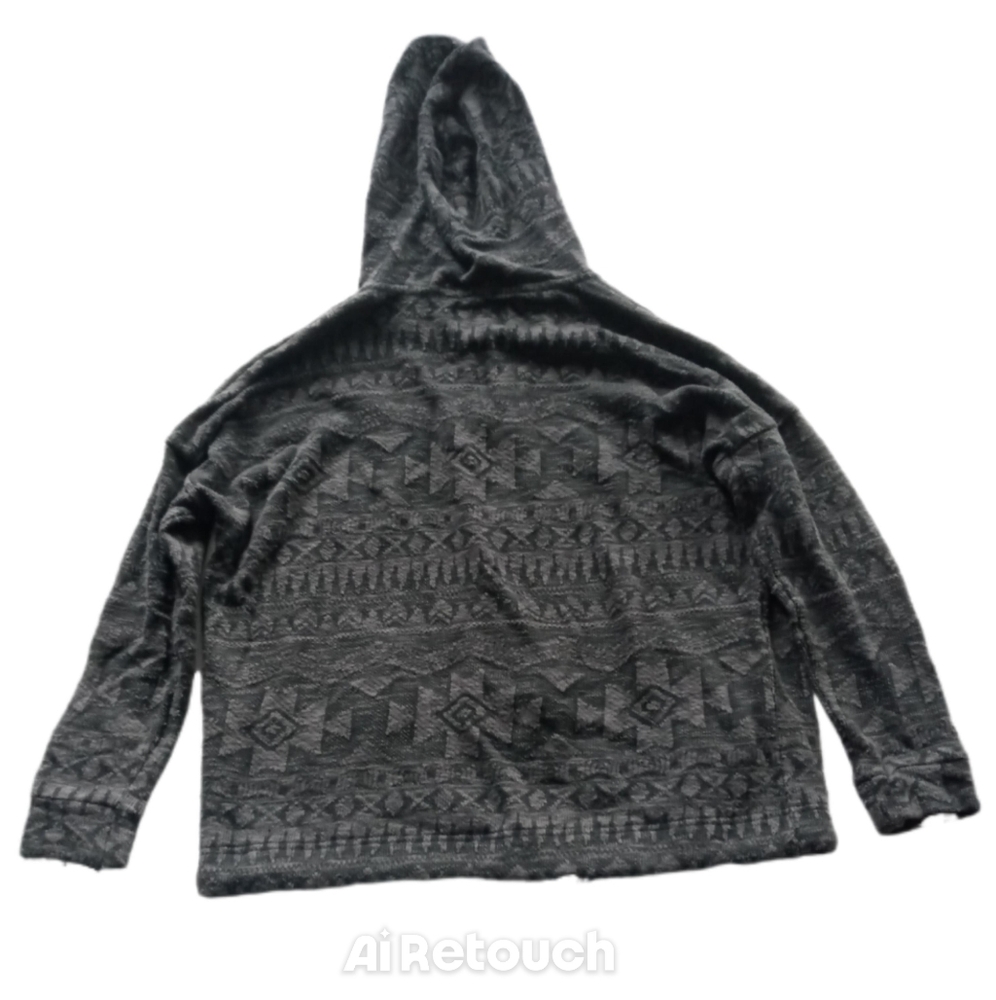 American Eagle Outfitter's Women's Sweater Jacket Hoodie, Size Medium, Black - Picture 2 of 10